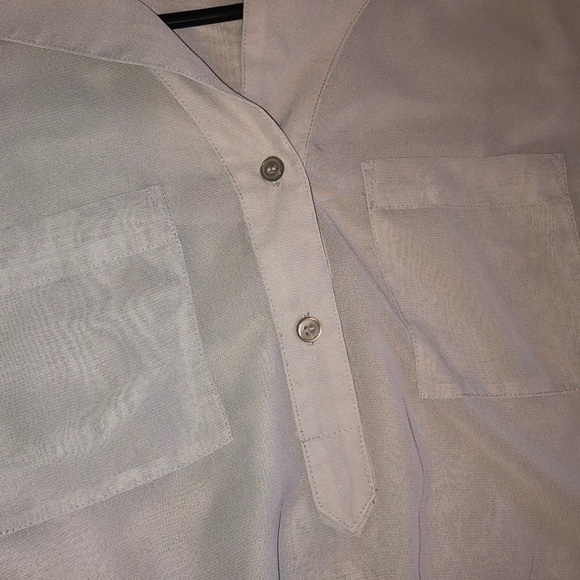 Maurices Light Grey Blouse - Picture 5 of 6